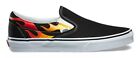 Vans Flame Classic Slip-On Black White Shoes Men's US12 New