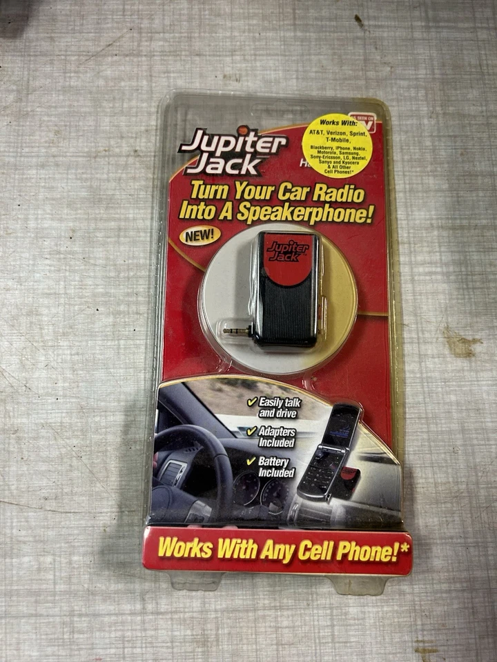 Convertidor de altavoces para automóvil manos libres para teléfono celular Jupiter Jack 6 adaptadores Foto 1 de 1