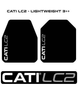 CATI ARMOR CATI LC2 10X12 LEVEL RF2 3+ LW PATENTED MULTICURVE ARMOR PLATES AR500 BODY ARMOR
