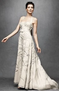 Anthropologie x BHLDN Trumpeted Pavot Wedding Gown Size 0 - Picture 1 of 13