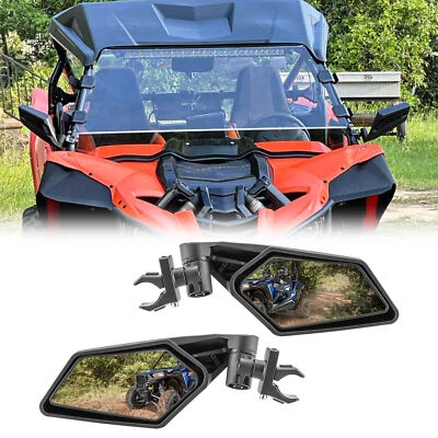 UTV 2英寸可调节后视侧镜适用于Can-Am Commander 800 1000 R Max — 第 1/4 张图片