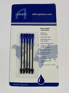 Adler Global Blaue Tinte Kugelschreiberminen 5er-Pack, MYE-930A, 1267830A - Bild 1 von 3