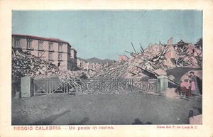 5255) REGGIO CALABRIA UN PONTE IN ROVINA ANIMATA. - Picture 1 of 2