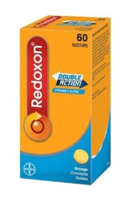 COMPRIMIDO MASTICABLE DOBLE ACCIÓN REDOXON 500mg Vit C + 5mg Zinc Foto 1 de 4