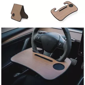 For Tesla Model 3 Model Y Car Table Board Laptop Notebook Desk Cup Holder Tray - Picture 1 of 15