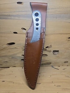 Hibben Throwing Knifes Set Of 3 In leather Sheath A953 - Picture 1 of 9
