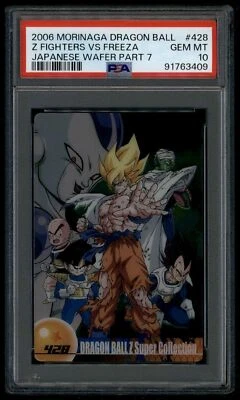 Dragon Ball Japanese Morinaga Wafer 7 428 Z Fighters Vs Freeza PSA 10 91763409 - Image 1 of 2
