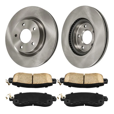 Rotores de freno de disco delanteros + pastillas de freno para Nissan Altima 2014 2015 2016 2017-2019 Foto 1 de 4