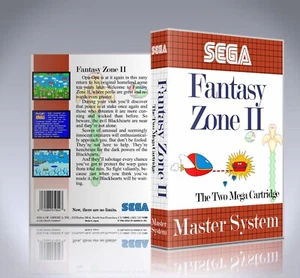 Sega Master System Case - NO GAME - Fantasy Zone II - Picture 1 of 3