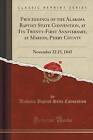 Proceedings of the Alabama Baptist State Conventio