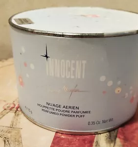 Thierry Mugler Angel Innocent Perfume Perfumed Powder Puff New/Cannister Vintage - Picture 1 of 4