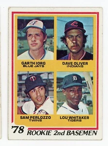 1978 Topps Lou Whitaker Rookie #704 Detroit Tigers - Picture 1 of 2