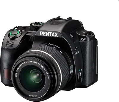 PENTAX KF Lens Kit [DAL18-55mm WR] Black APS-C Digital SLR Camera 24.24 Megapixe - Image 1 of 4