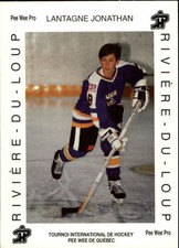 1992 Quebec Pee-Wee Tournament #119 Jonathan Lantagne