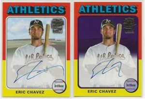 ERIC CHAVEZ 2021 ARCHIVES Fan Favorite AUTOGRAPH LOT FFA-EC Oakland Athletics - Picture 1 of 2