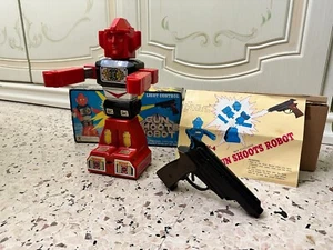DAIMOS VINTAGE ROBOTER MINI JUMBO MACHINDER GRÖSSE TAIWAN ITALIEN WAFFE SCHIESST ROBOTER - Bild 1 von 18