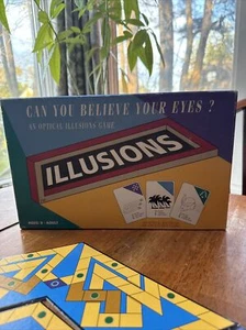 Illusions An Optical Illusions Board Game Complete Vintage 1996 Netherlands - Picture 1 of 9