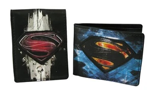 DC Comics Man of Steel Bi-Fold Wallets Licensed Brand New AU Stock - Picture 1 of 6