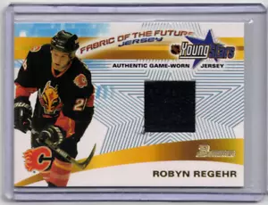 ROBYN REGEHR 01/02 Bowman Young Stars Fabric of the Future Rookie Jersey #FFj-RR - Picture 1 of 2