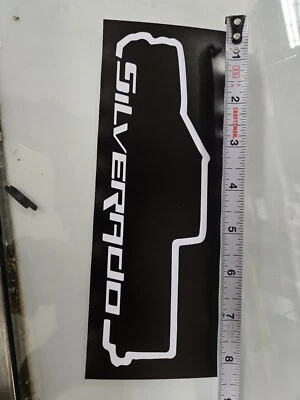 Chevrolet Emblem sticker 8.5x3 Inches  Truck  Chevy Silverado 3 Pcs For $5 - Image 1 of 2