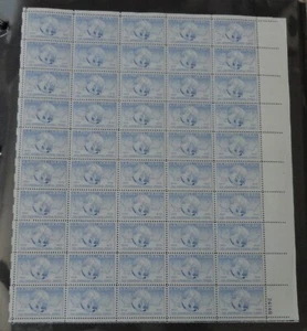 U.S. SHEET C43 GLOBE AND DOVES 15c MINT SHEET OF 50 STAMPS ISSUED IN 1949 - Picture 1 of 2