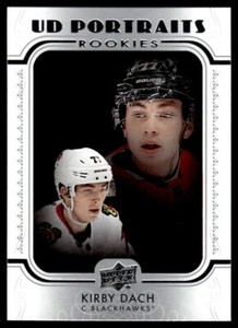2019-20 Upper Deck UD Portraits RC Kirby Dach Blackhawks #P-53