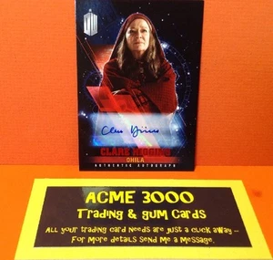 Topps Doctor Who Timeless (2016) Clare Higgins Autograph Card Red Parallel 4/10 - Picture 1 of 2