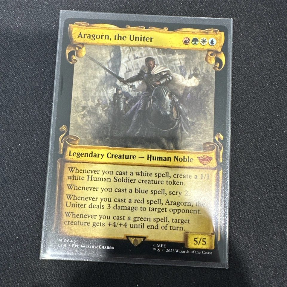 Aragorn, the Uniter 0643 Non-Foil NM Pack Fresh Showcase Scrolls - Image 1 of 1