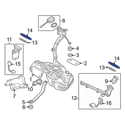 For Mercedes-Benz SL450 2017-2020 Mercedes-Benz 1714710110 Fuel Tank Lock Ring Foto 1 de 4