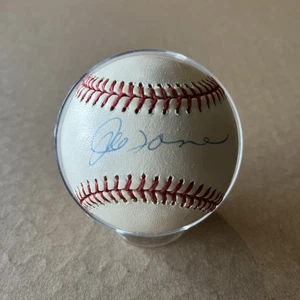 JOE TORRE SIGNED 2000 WORLD SERIES BASEBALL NEW YORK YANKEES JSA MJR - Picture 1 of 8