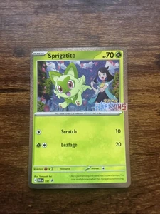 Sprigatito 191 Sv: Scarlet & Violet Promo Cards Holo - Picture 1 of 2