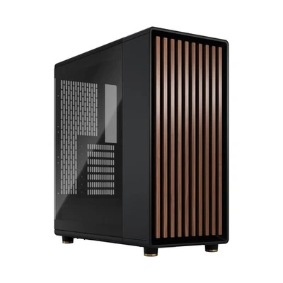 Fractal Design North Charcoal Black Tempered Glass Dark - Wood Walnut Front - Gl - Image 1 of 4
