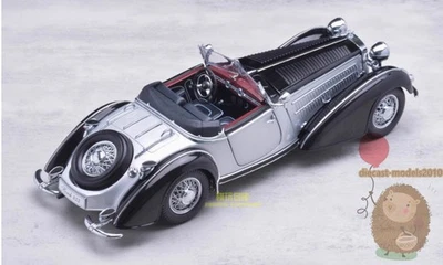  sun star 1:18 HORCH 855 1939 car Model Alloy Diecast Simulation Hobby Gift Gold - Image 1 of 4