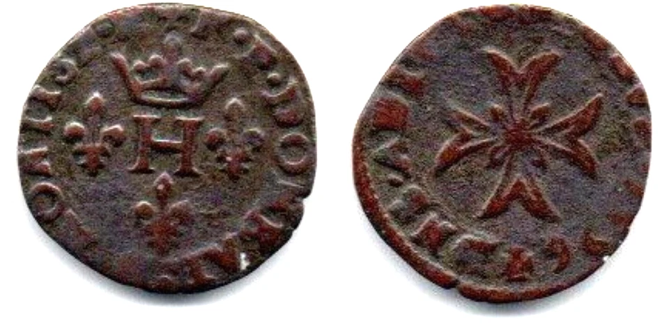 MA # 46727-- Dombes  - Liard Henri II de Montpensier --  état TB - Photo 1/1