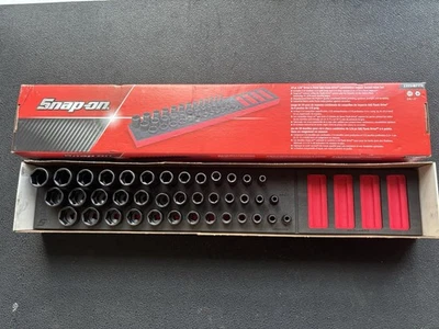 snap-on tools 3/8" drive impact socket foam set sae 239SIMFYFR - Image 1 of 4