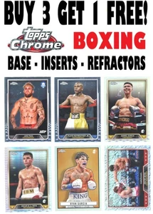 2024 Topps Chrome Boxing (BUY 3 GET 1 FREE!) You PIck/Complete Your Set - Picture 1 of 3