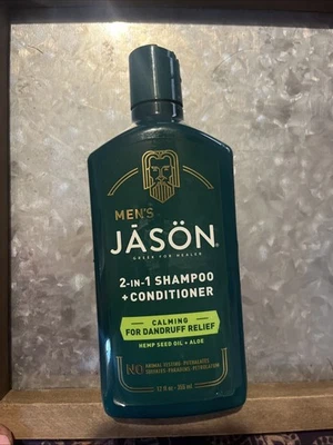 Champú calmante 2 en 1 para hombre JĀSÖN + acondicionador para alivio de la caspa, 12 oz Foto 1 de 2