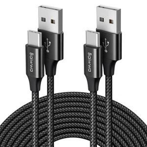 [2-Pack, 10ft] Long USB Type C Cable, Fast Charging Cord USB A to USB C Cable... - Picture 1 of 9