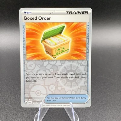 Boxed Order 143/162 Sv05: Temporal Forces Reverse Holo - Image 1 of 2