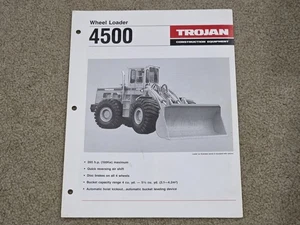 Trojan 4500 Wheel Loader Brochure - Picture 1 of 2