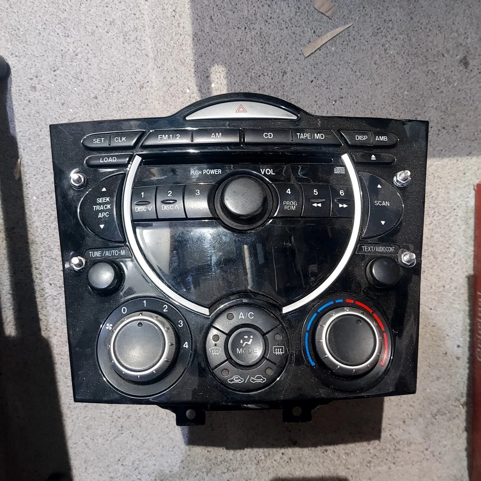 04-06 Mazda RX8 Temperature Control & Radio Panel OEM  - Image 1 of 1