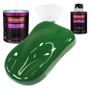 Restoration Shop Emerald Green Acrylic Urethane Quart Kit Auto Paint - Picture 1 of 5