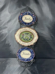 Carson - Love, Memories, Laughter, Friends & Familys Plates with Metal Display - Picture 1 of 7