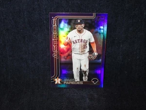 2025 Topps Update Parallel Purple Isaac Paredes #US195 - #156/250 - Picture 1 of 2