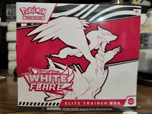 Pokémon Scarlet & Violet White Flare Elite Trainer ungeöffnete Box - Bild 1 von 3