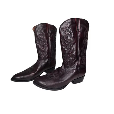 Botas de Vaquero Dan Post Talla 13 Para Hombre EW DP 2112 Milwaukee En Negro Cereza Foto 1 de 4