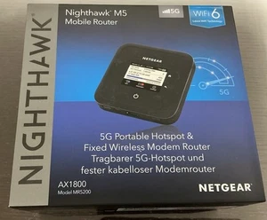 NETGEAR MR5200 Nighthawk M5 router portatile dual-band WiFi 6 4G/5G - Imagen 1 de 8
