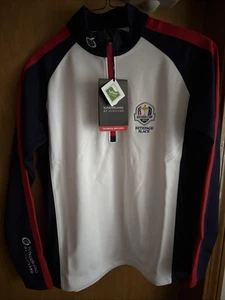 SUNDERLAND OF SCOTLAND RYDER CUP 2025 BETHPAGE BLACK TECHINCAL MID LAYER M (B75) - Picture 1 of 12