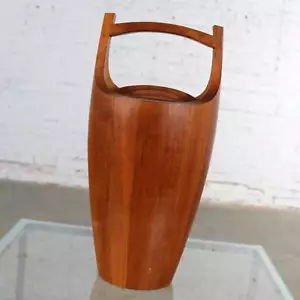 Secchio ghiaccio stile secchio in teak dansk monumentale di Jens Quistgaard - Foto 1 di 12