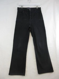 Pantalones de mezclilla NYDJ talla 10 negros W30 L27 Lift Tuck elásticos corte bootcut PVP £139,95 - Imagen 1 de 16